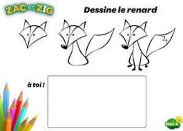 Apprends A Dessiner Le Renard Dessin Dessin Renard Dessin Coloriage