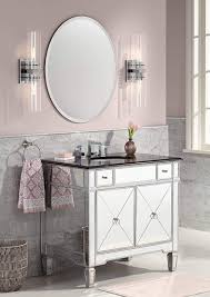 Chende led vanity mirror lights. Stylish Glass Bathroom Vanity Mirror Lights Two Bulb Design Awesome Decors