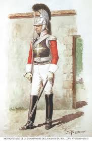 French Maison Du Roi Mousquetaire Of The 2nd Company 1814 15 By L Rousselot Costume Militaire Armee Francaise Mousquetaires