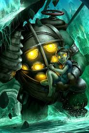 Bioshock Big Daddy And Little Sister Drawing Big Daddy And Little Sister Bioshock Art Bioshock Art Bioshock Bioshock Artwork