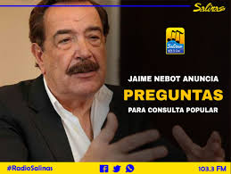 CONOZCA LAS 11 PREGUNTAS QUE PROPONE NEBOT PARA CONSULTA POPULAR EN ECUADOR  1.- ¿Está usted de acuerdo que, en los casos de violación agravada por la  muerte de la víctima, menor de