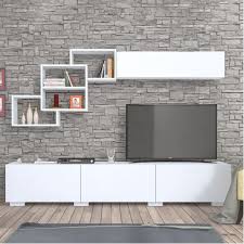Dmodul Free Tv Unitesi 210 Cm Tv Wall Decor Living Room Designs Home