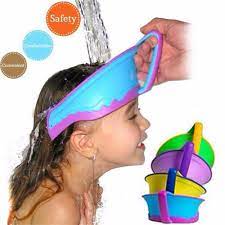 No need to close your eyes when washing hair. New Kids Bath Visor Hat Adjustable Baby Shower Cap Protect Shampoo Hair Wash Shield For Children Buy At A Low Prices On Joom E Commerce Platform