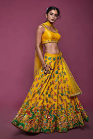 Mustard Yellow Hand Embroidered Bridal Lehenga Anisha Shetty Anushka shetty latest breaking news, pictures, photos and video news. mustard yellow hand embroidered bridal lehenga anisha shetty