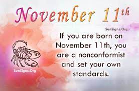 November 11 Famous Birthdays Sunsigns Org
