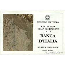 Quanto vale la moneta da 500 lire bimetallica che commemora il centenario della banca d'italia? Trittico Banca D Italia 1993
