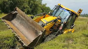 Jcb Dozer Amazing Work In Difficult Place Jcb Dozer Making Drain Jcb Video Youtube