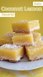 Keto Coconut Lemon Squares Recommended Tips Recipe Lemon Squares Recipe Keto Dessert Recipes Keto Recipes