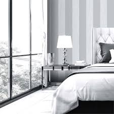 Click here to calculate how many rolls you need! Belgravia Decor Amelie Grey Stripe Wallpaper Homebase