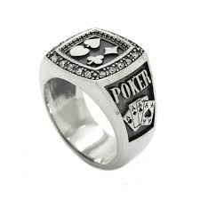 Black And Silver Ring Ladies 