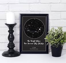 Custom Personalized Star Constellation Map Star Chart