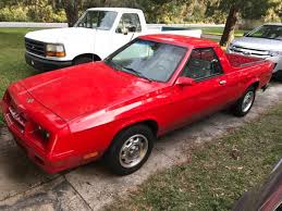 The dodge rampage was a subcompact, unibody coupe utility based on chrysler's l platform and manufactured from 1982 to 1984. For Sale 1984 Dodge Rampage 2 2 Manual Rare 3750 Sarasota For C Bodies Only Classic Mopar Forum