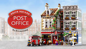Moc Brick Square Post Office Lego Town Eurobricks Forums Lego Modular Lego Architecture Lego House