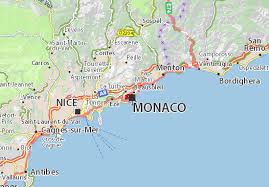 About monaco satellite view is showing monaco, the principality on the mediterranean coast near the border to italy.the city state forms an enclave within france.official language is french. Michelin Monte Carlo Map Viamichelin