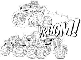 Color away as blaze and aj go on adventures. Blaze And The Monster Machine Coloring Pages Coloring Home