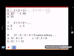 Maybe you would like to learn more about one of these? Matematika Sd Kelas 2 9 Paham Perkalian Pembagian Youtube