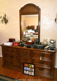 Thomasville furniture industries was a furniture manufacturer based in thomasville, north carolina, with dedicated galleries in more than 40. Mclemore Auction Company Auction Vehicles Furniture Art Firearms Collectibles Memorabilia And Other Personal Property Item Dresser With Mirror By Thomasville Furniture