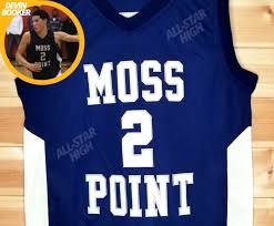 Devin booker kentucky wildcats unsigned dunking photograph. Devin Booker High School Basketball Jersey Moss Point Etsy