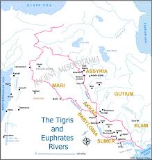 the tigris and euphrates rivers old testament maps bible