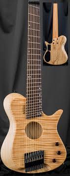 Custom Shop Zam8 Zeus 8 String Acoustic Electric Headless Multiscale Guitar Serial Number 143489 Kieselguitars Com I added 2 strings to add a 12 string jangle without the width of a 12 string neck.