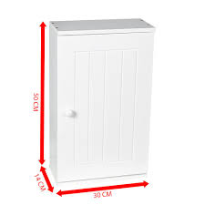 Great savings & free delivery / collection on many items. White Bathroom Furniture Cabinets Bath Vida Priano Bathroom Cabinet Single Wall Mounted Storage Cupboard Shelf Home Kitchen Floor Cabinets