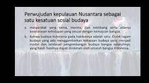 Rouffaen meneliti cara pembuatan ragam. Perwujudan Kepulauan Nusantara Sebagai Satu Kesatuan Sosial Budaya Youtube