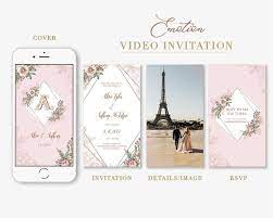 Video Wedding Invitation Wedding Invitation Video Etsy Wedding Invitation Video Wedding Invitations Wedding Videos