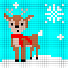 shy deer c2c crochet square graph winding road crochet