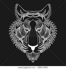 Print out the file on white a4 or letter size cardstock. Vector White Tiger Vector Photo Free Trial Bigstock