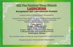 Kamis, 23 april 2020 · oleh ricky setia gunawan. Undangan Launching Kompetensi Keahlian Dan Laboratorium Animasi 3d Smk Plus Nahdlatul Ulama Sidoarjo Smk Plus Nu Sidoarjo