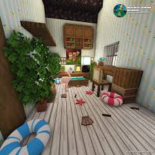 With the wood as the main element and the combination of fresh green hue, the overall look is somewhat refreshing. I Tried To Make Aesthetic Summer Bedroom In Minecraft Minecraft