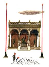 Nuno Laranja This Is Munich Illustration Art Environment Concept Art Retro Illustration