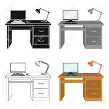 Recortado de la persona que escribe en el teclado y el uso de la computadora de escritorio en el lugar de trabajo ordenador portátil y persona en el lugar de trabajo ordenador de sobremesa con pantalla en blanco y modelo plano de madera en el lugar de trabajo Un Escritorio Con Una Computadora Y Una Lampara De Escritorio Muebles E Interior Unico Icono En Estilo De Dibujos Animados Stock Ilustracion Simbolo Isometrico Ilustraciones Vectoriales Clip Art Vectorizado Libre De Derechos