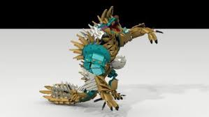 Lego Monster Hunter Zinogre Ldd0 A Lego Creation By Ae V Aa Mocpages Com