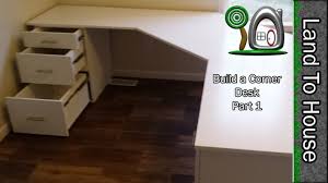 Home desk home office space farrow ball my home design house design green wallpaper lotus wallpaper wallpaper stencil office wallpaper. Build A Corner Desk Part 1 Of 2 Youtube
