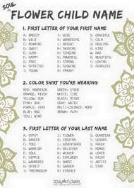 Whats Your Soul Flower Child Name Hippie Names Funny Name Generator Name Generator