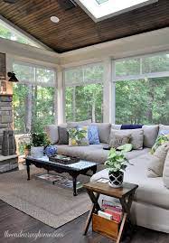 Restyle Repurpose Reorganize Sunroom Decorating Family Living Room Design Sunroom Designs
