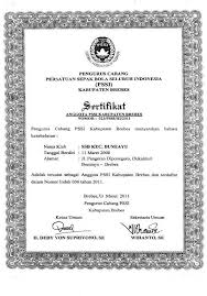 Lomba peringatan hari besar islam (phbi)full description. Contoh Sertifikat Sekolah Sepak Bola