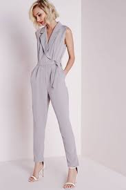 18 Jumpsuits That Are Easy Comfy And Office Appropriate Office Casual Outfit Modest Black Dress Grey Jumpsuits Outfit