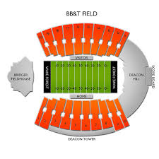 Bb T Field Tickets Wake Forest Demon Deacons Home Games