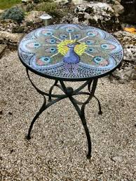 Garden Table From Mosaic 30 Super Models 1 Decor Mosaic Furniture Mosaic Table Mosaic Diy
