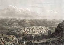 Parmi Les Plus Anciens Dessins De Cirta Une Ile Flottante Au Milieu Montagnard Constantine La Ville Millenaire Al Antique Prints Digital Painting Painting