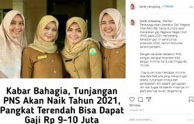 Untuk pekerjaan yang sifatnya sementara, mempekerjakan karyawan dengan. Cek Fakta Tidak Benar Gaji Pns Naik Di 2021 Ini Faktanya Ijn News