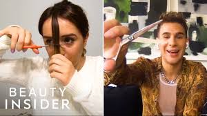 He picks up cute plumper and bangs her. How To Cut Your Own Bangs According To Brad Mondo Beauty At Home Youtube
