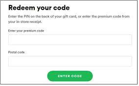 Click enter code, the gift card will be applied to. How To Buy And Redeem Spotify Gift Card Code