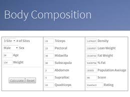 Exrx Net Body Composition