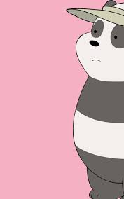 Panda Panpan We Bare Bears Seni Kucing Boneka Hewan Beruang Kutub