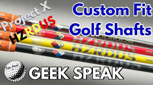 Custom Fit Golf Shafts Hzrdus