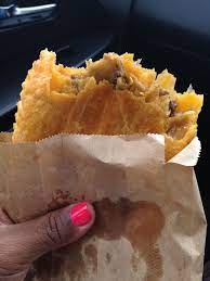 Pin By Caribbean Bazaar On Food Drink Caribbean Recipes Street Food Jamaican Patty