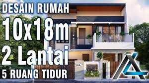 Untuk desain rumah rumah panggung terakhir ini juga cukup menarik ide desain rumah pohon. Desain Rumah 10 X 18 Meter I Surakarta 3d Animasi Rumah Minimalis 2 Lantai Youtube